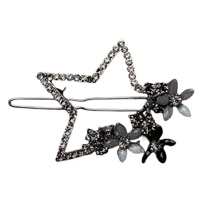 Star Shaped Rhinestone Hairpin Clip for Girls