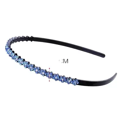 Broken Hair Headband Full of Diamonds Rhinestone Toothed Adult Hairpin