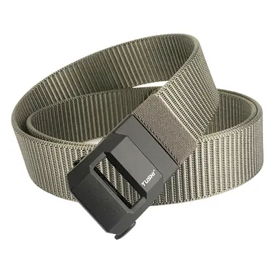 Classic Brown Tactical Nylon Belt with Automatic Buckle