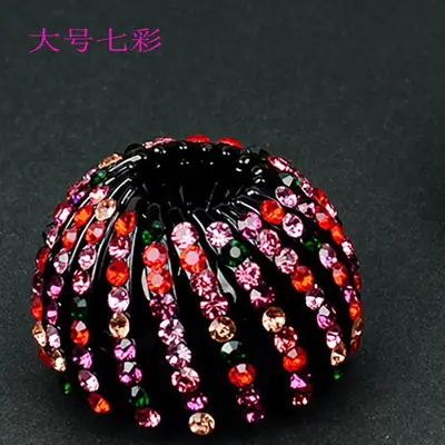 Large Full Diamond Hair Clip for Back of Head