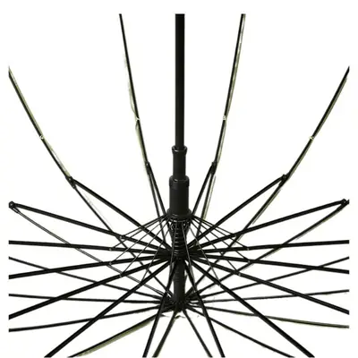 Raboulei 16-Bone Automatic Umbrella Black