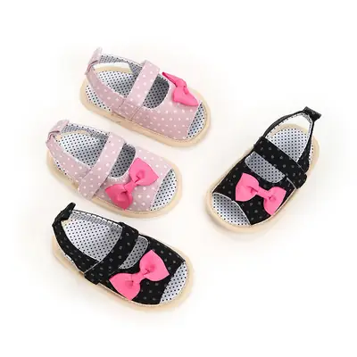 Spring and Summer baby girl casual soft cloth bottom shoes 0-18 months baby double Velcro toddler shoes Baby Shoes sandals
