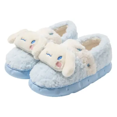 Blue Silicone Big Ear Dog Bag with Cotton Slippers