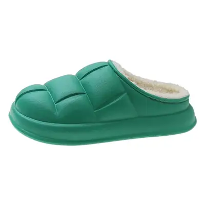 New Petal Cotton Slippers for Women, Autumn and Winter New Couple Cotton Shoes for Men, Indoor, Home, Non-Slip, Outdoor, Waterproof