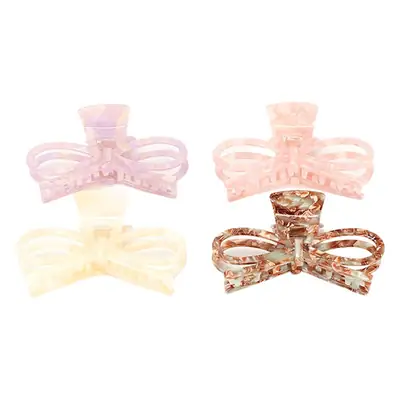 Acetate Hairpin Bow Updo Clip Large