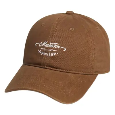 Red Japanese Retro Brushed Cap for Men