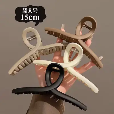 2023 New 15CM Frosted Hair Clip Female Shark