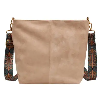 Matte Black Shoulder Crossbody Bag with Retro Strap
