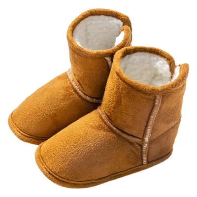 Jingshilu baby autumn and winter shoes lambswool cotton shoes newborn shoes baby shoes soft bottom warm shoes