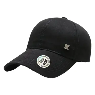 Men's Black Sports Cap Sunshade Travel Cap