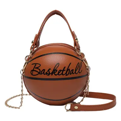 White Basketball Letter Chain Shoulder Bag
