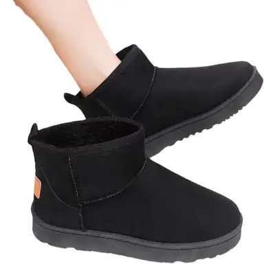 Source Factory New Winter Snow Boots Fleece-Lined and Thickeneding to Heattech Female Students' Shoes Flats-Soled Women's Cotton Shoes Dropshipping