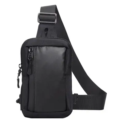 Men's Lightweight Shoulder Messenger Bag Black