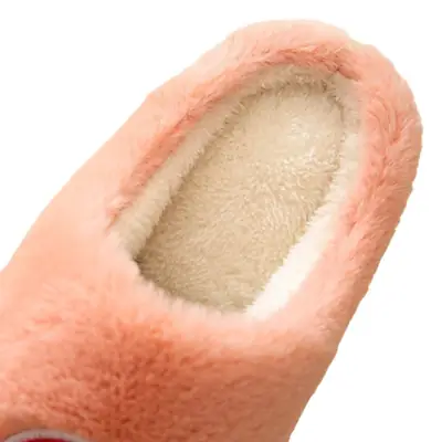 Women's Plaid Fleece Slippers Autumn Winter Warm