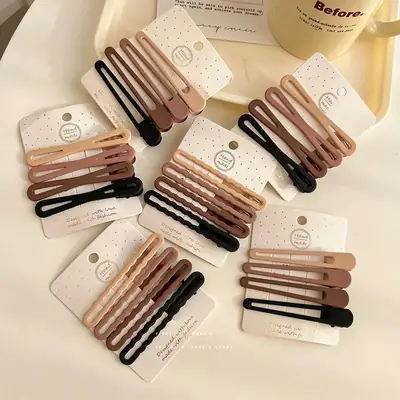Large Duckbill Hair Clips for Women Black Brown Grey