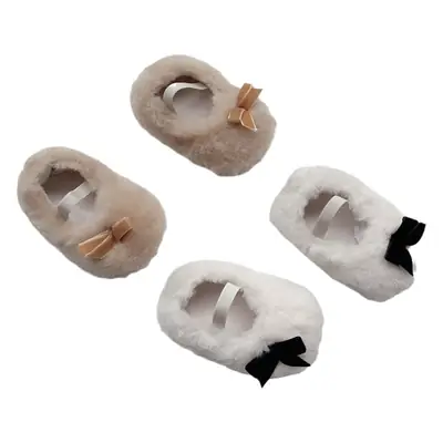 Factory Direct Supply Autumn and Winter Baby Shoes Baby Toddler Shoes Warm Cotton Shoes Korean Style Mao Mao Shoes Princess Shoes Baby Shoes