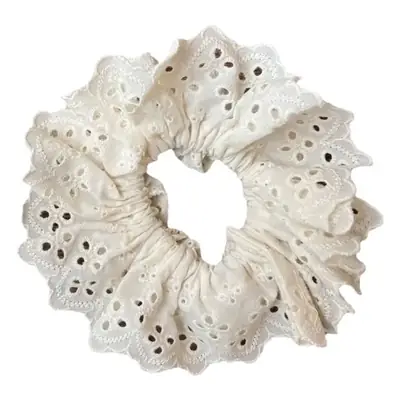 Black Lace Hair Band Double Layer Fluffy Hair Accessory