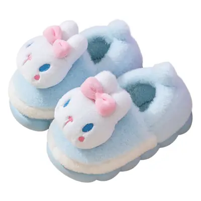 Children's cotton shoes winter boys and girls cartoon panda cotton slippers children's middle and big children's home indoor warm fleece-lined shoes
