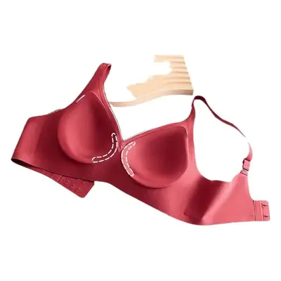 Red Fixed Cup Back Bra for Women, Soft & Breathable
