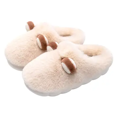 Cute Wool Slippers for Women Winter Warm Pair