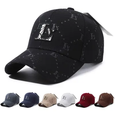 New Letter Embroidered Light Pink Baseball Cap