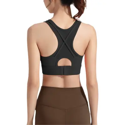 2026 New Antibacterial Sports Bra for Women, Shock-Proof All-In-One Yoga Vest, Running Gym High-Intensity Bra
