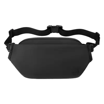Magnetic Buckle Crossbody Bag for Men Black