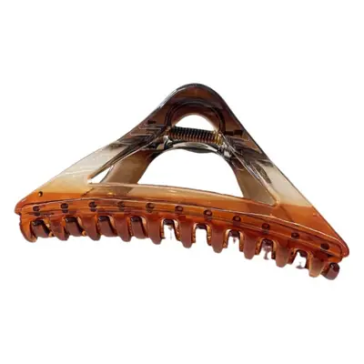 Clear Triangle Hair Clip Gradient Shark Grip