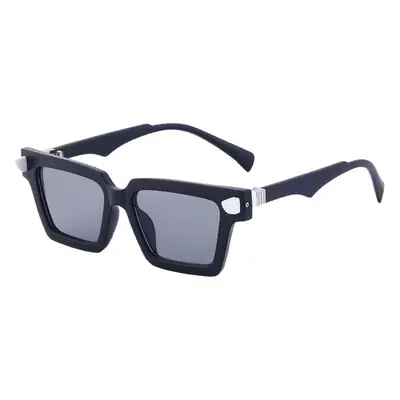 2025 Square Frame Sunglasses for Men Retro White Orange