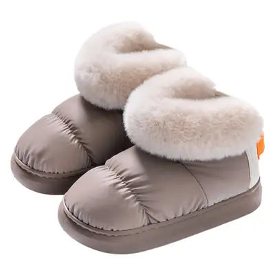 Women Fleece Lined Snow Boots Warm Closed Back