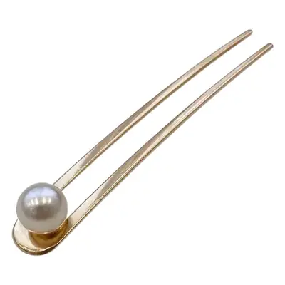 Women's Lazy Updo Hairpin with Pearl Accorn