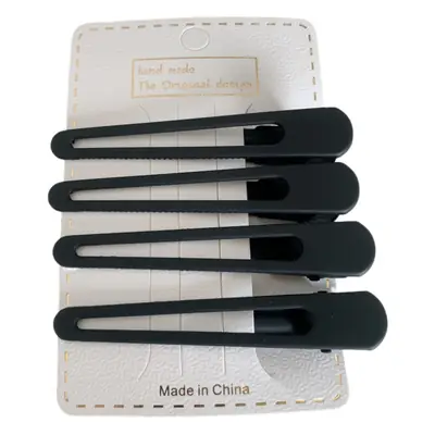 Black Metal Hairpins for Women's Headwear Clips