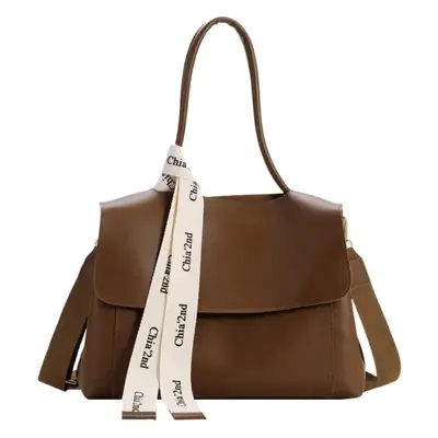 Women's Light Green Textured Shoulder Crossbody Tote Bag