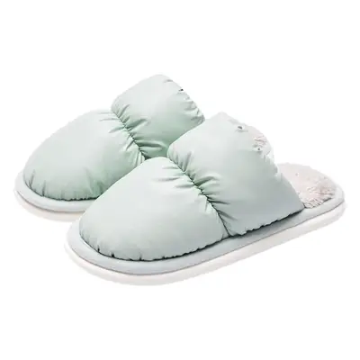 Waterproof Cotton Slippers for Women 2026 New Model Indoor Home Autumn and Winter Slippers with Fleece Lining, Warm, Non-Slip, Thick-Soled, for Men and Women