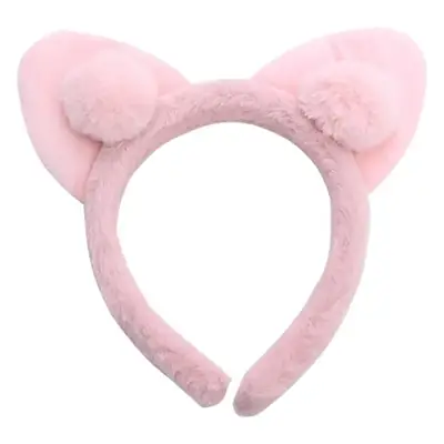 Plush Cat Ear Headband for Girls Girls Soft Anti-Collapse