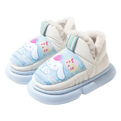 Nanbowan Sanrio children's waterproof cotton slippers winter Princess parent-child outdoor warm fleece-lined cotton shoes