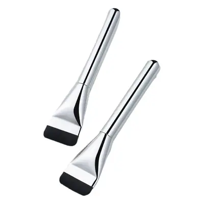 Cross-border plastic foundation brush flat head portable beauty tool