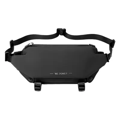 Men's Invisible Water Cup Shoulder Bag Black