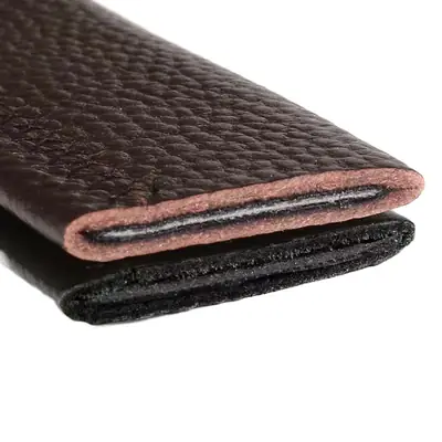 Men's Black Top Grain Leather Belt 3.5mm Buckle