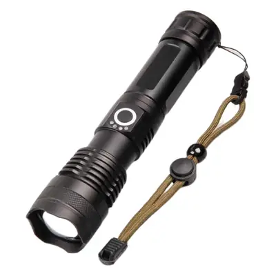 USB Rechargeable Telescopic Zoom Flashlight P50
