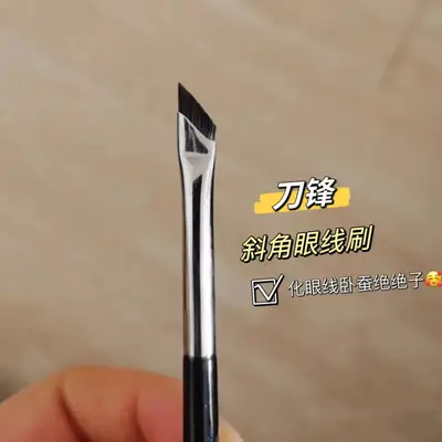 New Oblique Blade Eyeliner Brush for Precision Application