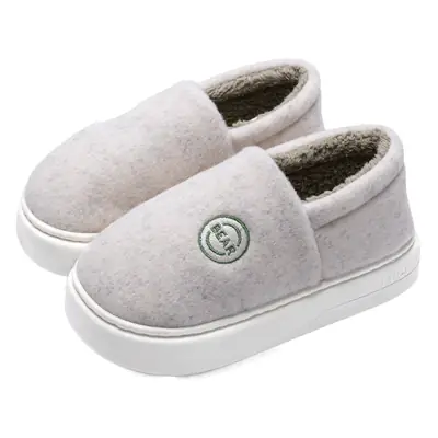 Women's Woolen Indoor Slippers Warm Autumn Winter Non-Slip