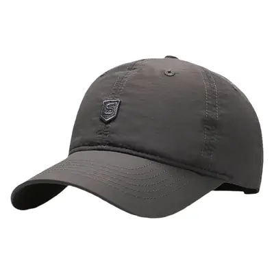 Men's Black Fast-Drying Baseball Cap with Logo