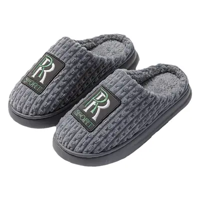 Men's cotton slippers extra large size thickened winter new home indoor non-slip thick bottom home super thick cotton slippers men