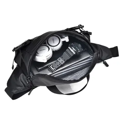 Men's Black Multi-Use Chest Bag with Adjustable Strap
