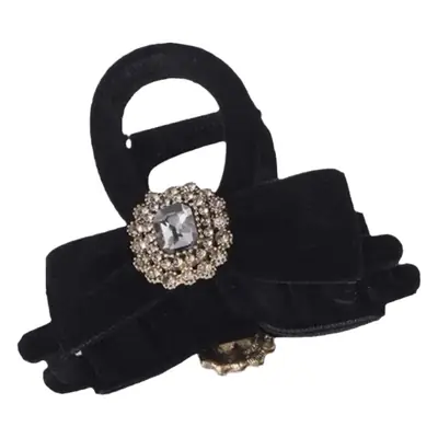 Black Rhinestone Hairpin Clip for Women
