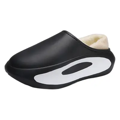 Men's Winter Fleece Slipper Red Sole Warm Waterproof