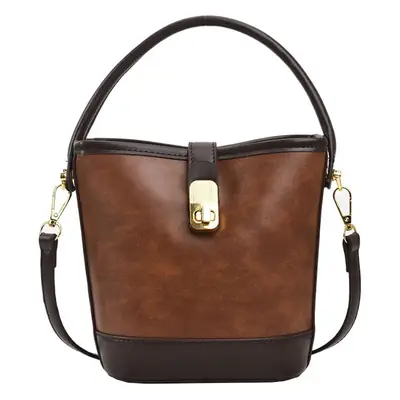 Women's Retro Brown Crossbody Bag for Autumn Winter 2023