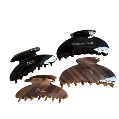 Autumn Winter Maillard Large Acetate Clip Female Hairpin Headdress
