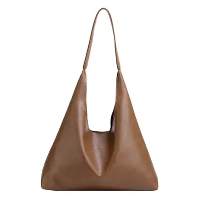 Women's Korean Style Tan Tote Bag Large Capacity